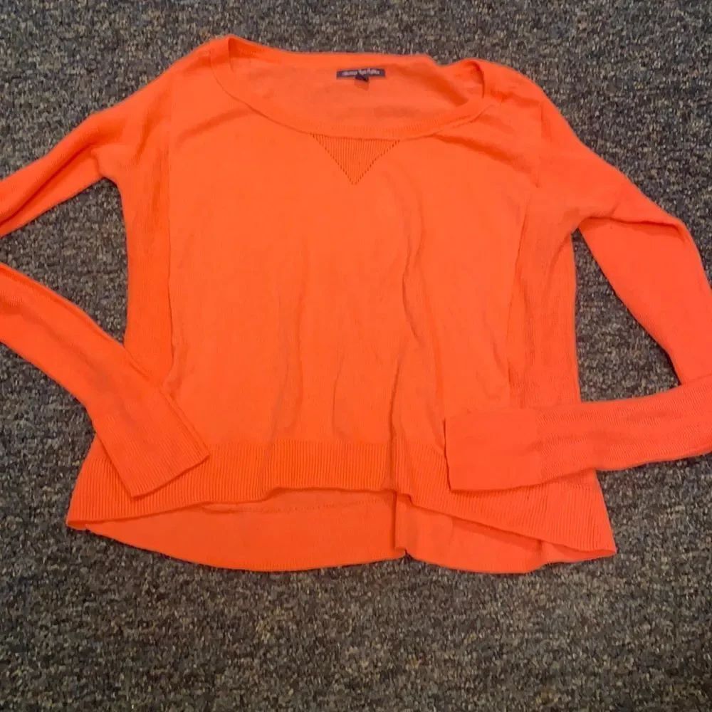American Eagle Outfitters Neon Orange Sweater XS
